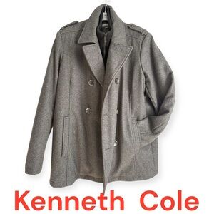 Pea Coat Kenneth Cole Reaction Charcoal size L